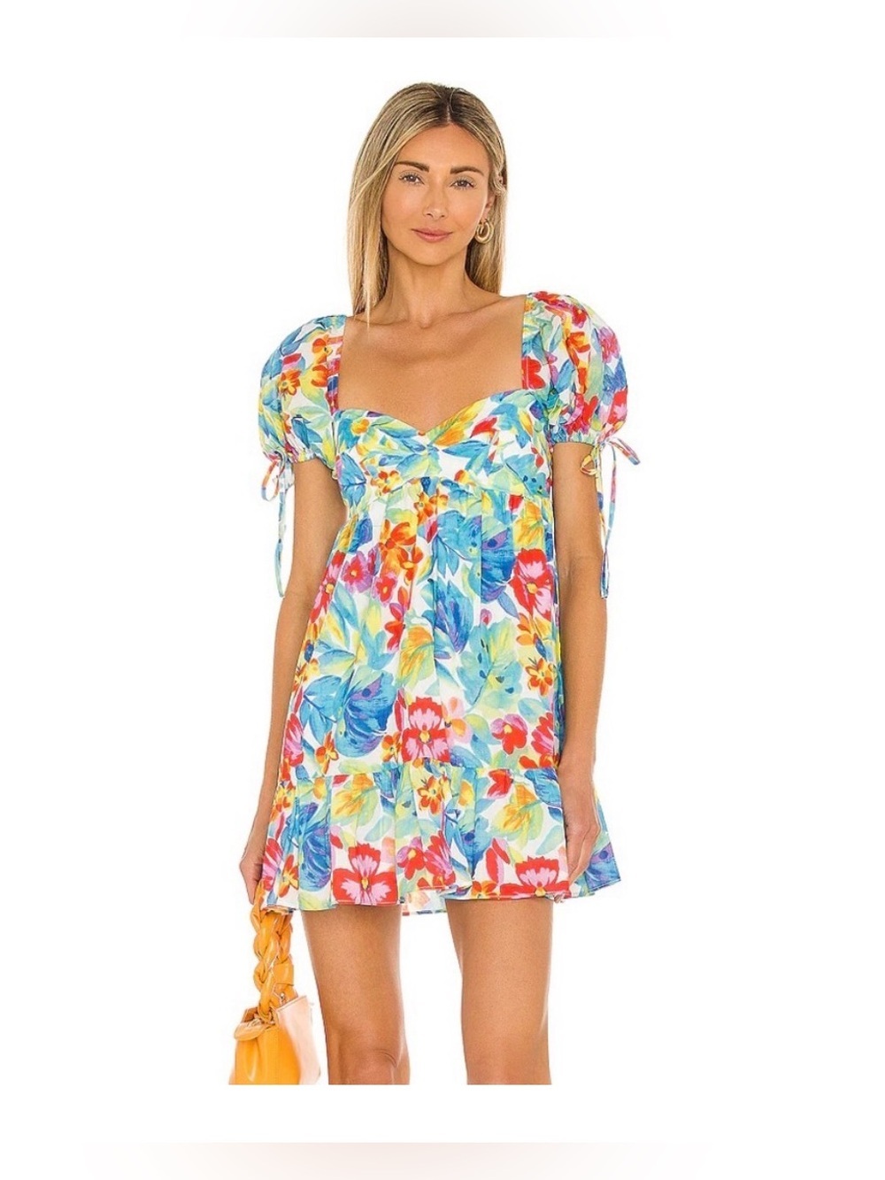 Amanda Uprichard Cicily Dress In Sorrento Print . Size Large